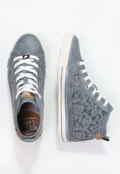 Mustang Sneakers Hoog - Blau -Mustang Verkoop c91640fbe76145c980eabc02df806440