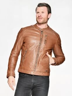 Mustang Leren Jassen Tussenjas 310-19-194 Heren Bruin -Mustang Verkoop ca5c9f03b66f309b4f91879c43eb2ce4