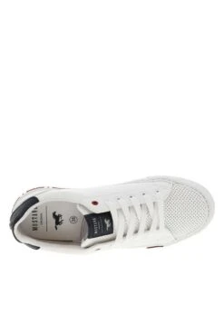 Mustang Sneakers Laag - Blanc -Mustang Verkoop ccc5bde08fed46e1a7883dc0495e1ac3