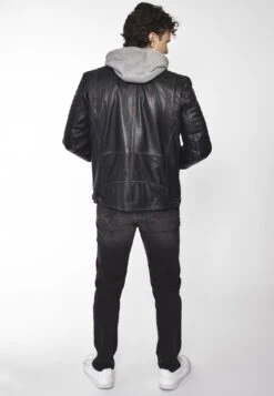 Mustang Leren Jassen Tussenjas Heren Grijs / Zwart -Mustang Verkoop ccf929eeeb16f3f1425bed4339ff7d33