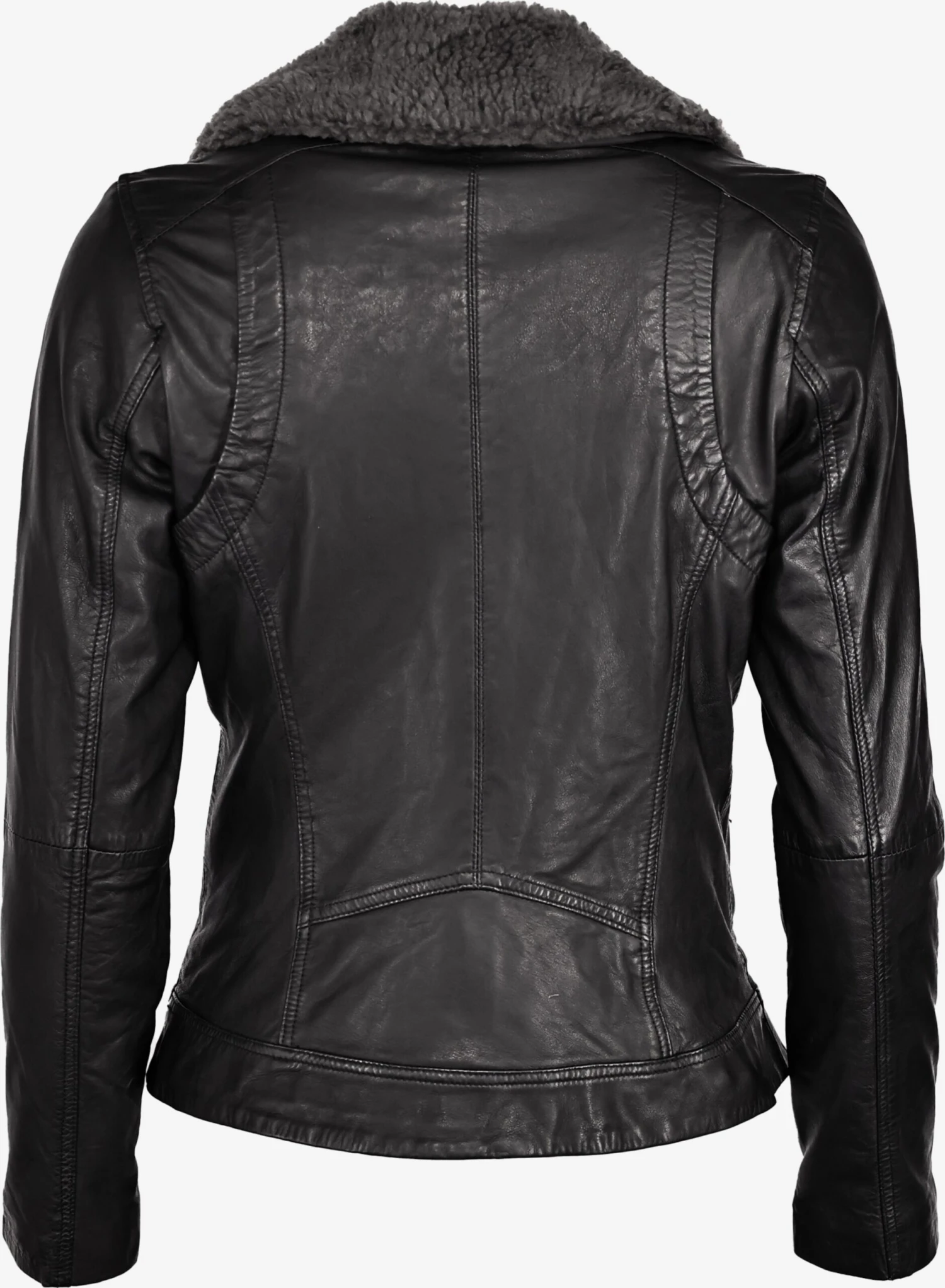 Mustang Leren Jassen Tussenjas 3102136 Dames Zwart 4 Mustang Leren Jassen Tussenjas 3102136 Dames Zwart - Afbeelding 2