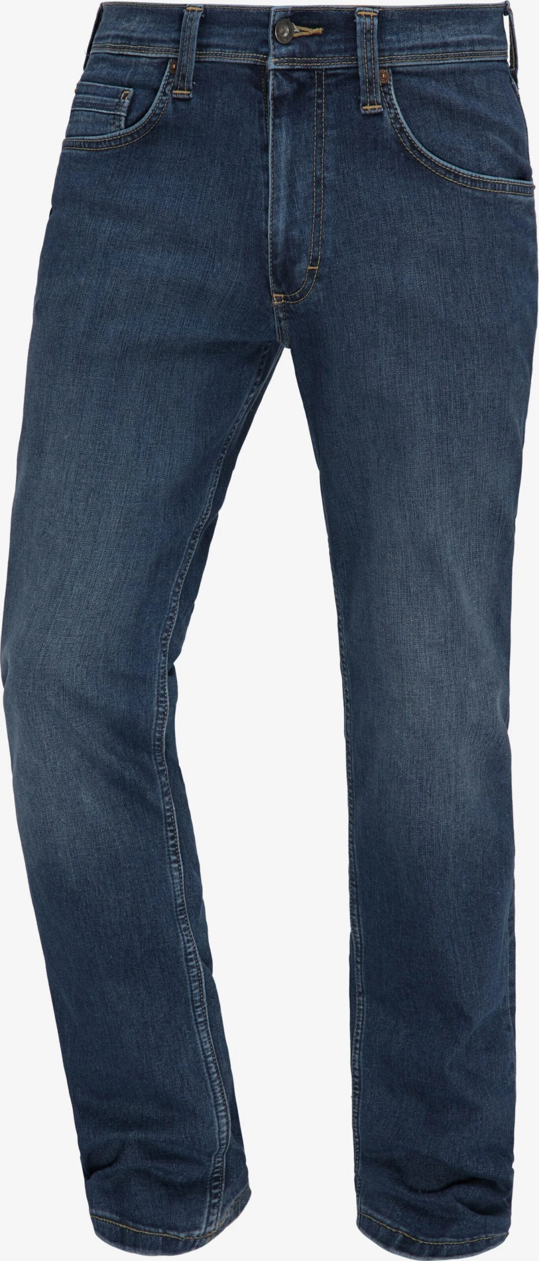Mustang Straight Regular Jeans Washington Heren Donkerblauw 4 Mustang Straight Regular Jeans Washington Heren Donkerblauw - Afbeelding 2