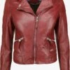 Mustang Leren Jassen Tussenjas 31019271 Dames Roestrood