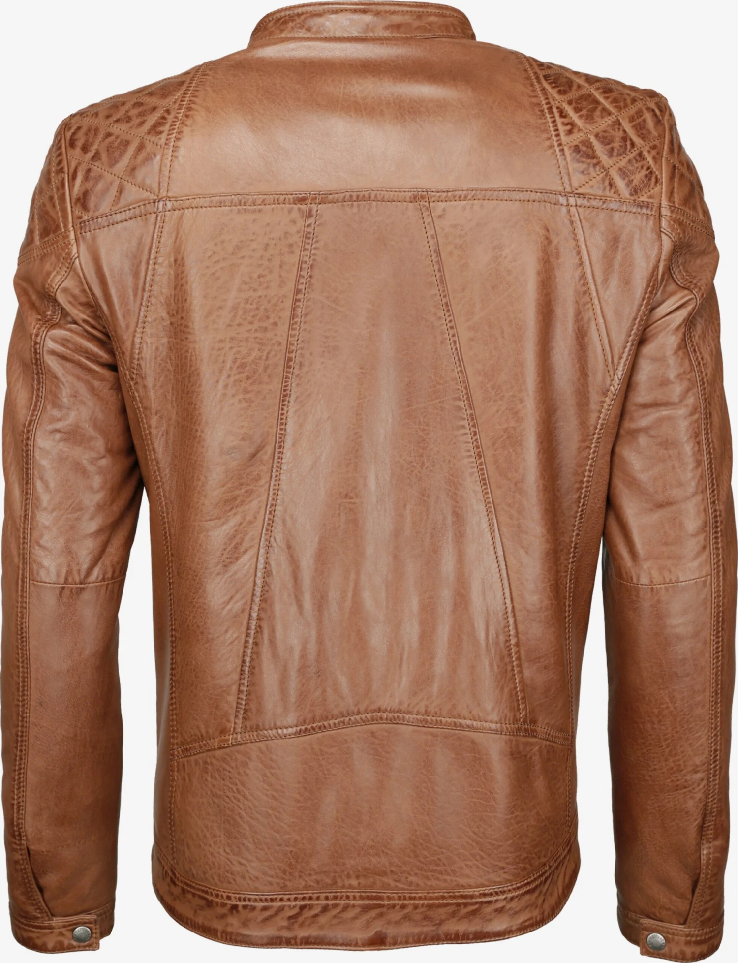 Mustang Leren Jassen Tussenjas Heren Bruin 4 Mustang Leren Jassen Tussenjas Heren Bruin - Afbeelding 2