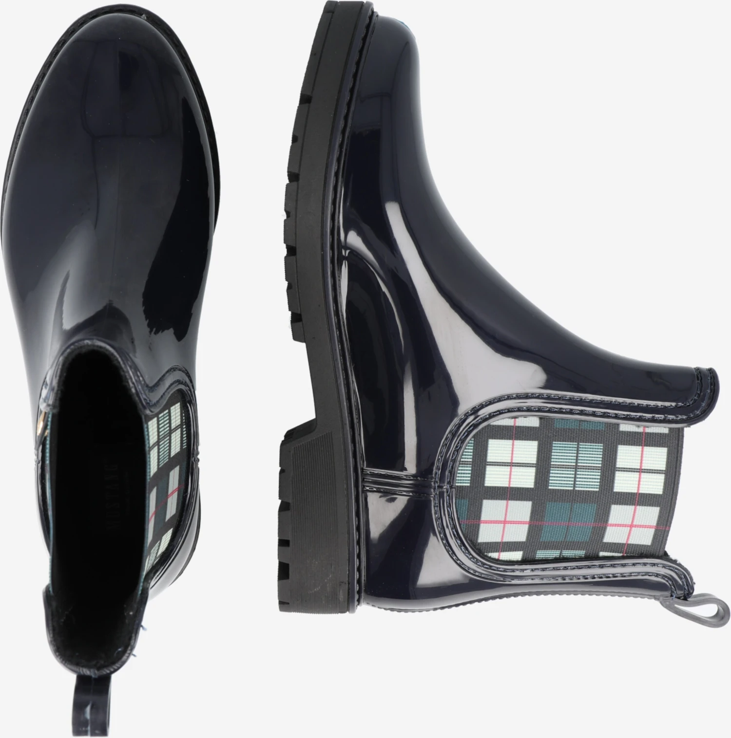 Mustang Laarzen Regenlaarzen Dames Marine 4 Mustang Laarzen Regenlaarzen Dames Marine - Afbeelding 2