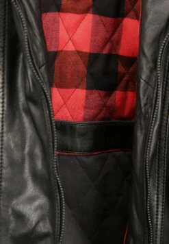 Mustang Leren Jas - Black -Mustang Verkoop d13435e659844525904c174abe8dc1ec