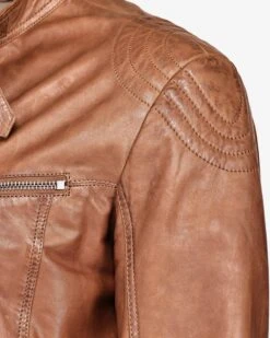 Mustang Leren Jassen Tussenjas 31021312 Heren Cognac -Mustang Verkoop d4005cf555af457342632354ccabd7f3