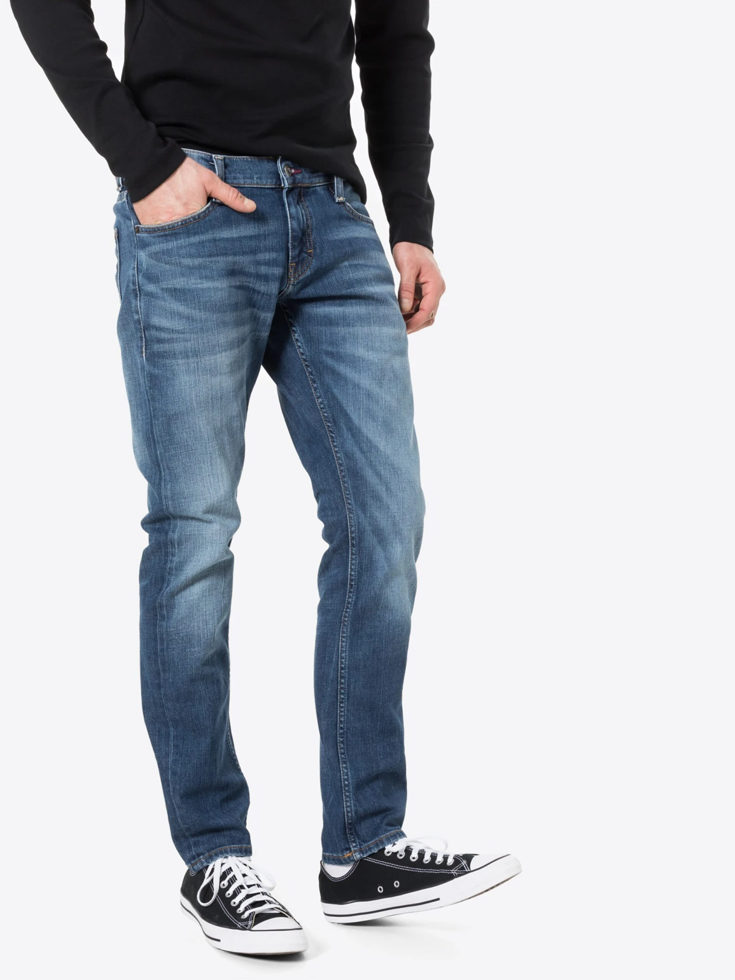 Mustang Straight Regular Jeans Oregon Heren Blauw 12 Mustang Straight Regular Jeans Oregon Heren Blauw - Afbeelding 10