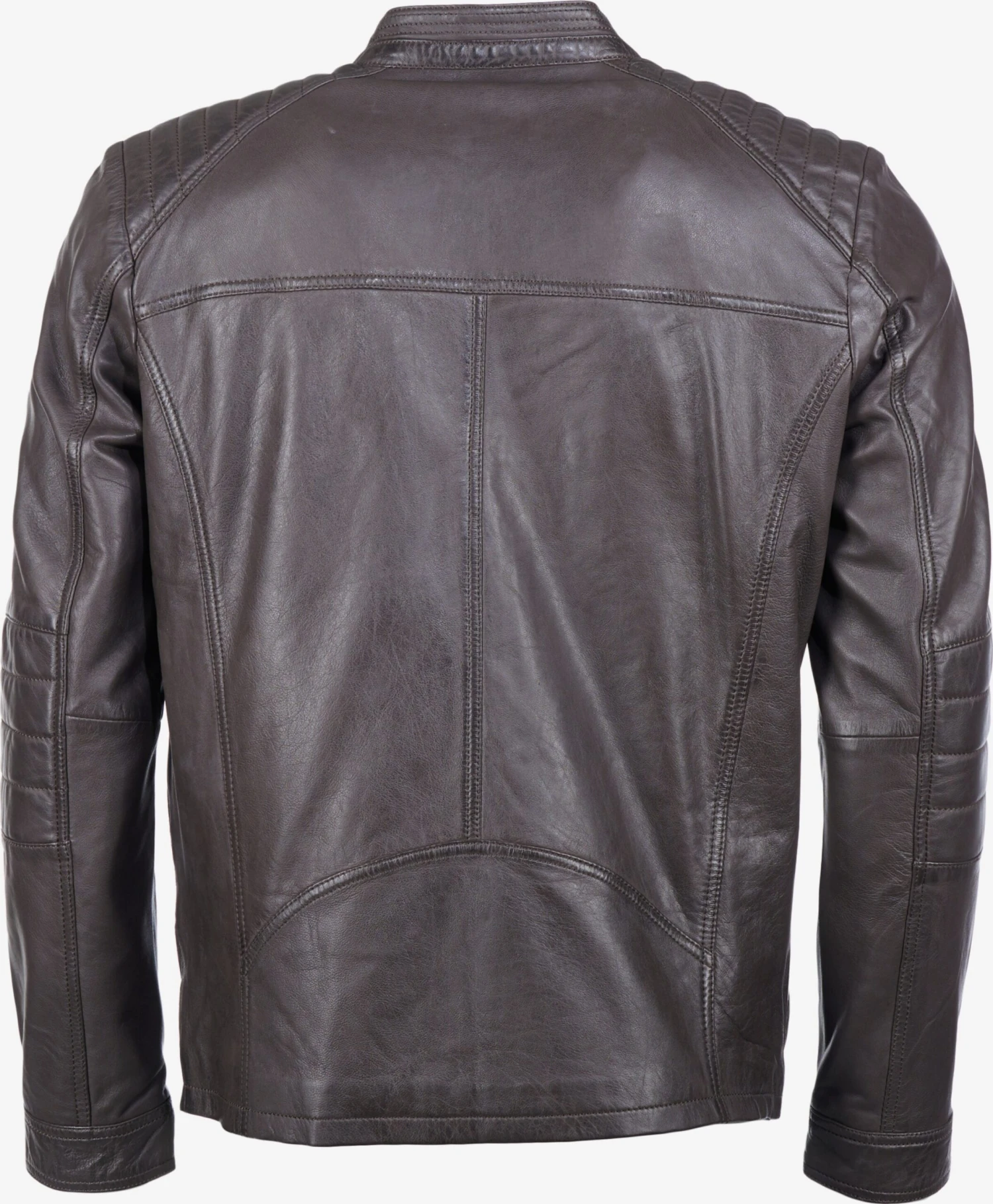 Mustang Leren Jassen Tussenjas Fabiano Heren Donkerbruin 4 Mustang Leren Jassen Tussenjas Fabiano Heren Donkerbruin - Afbeelding 2