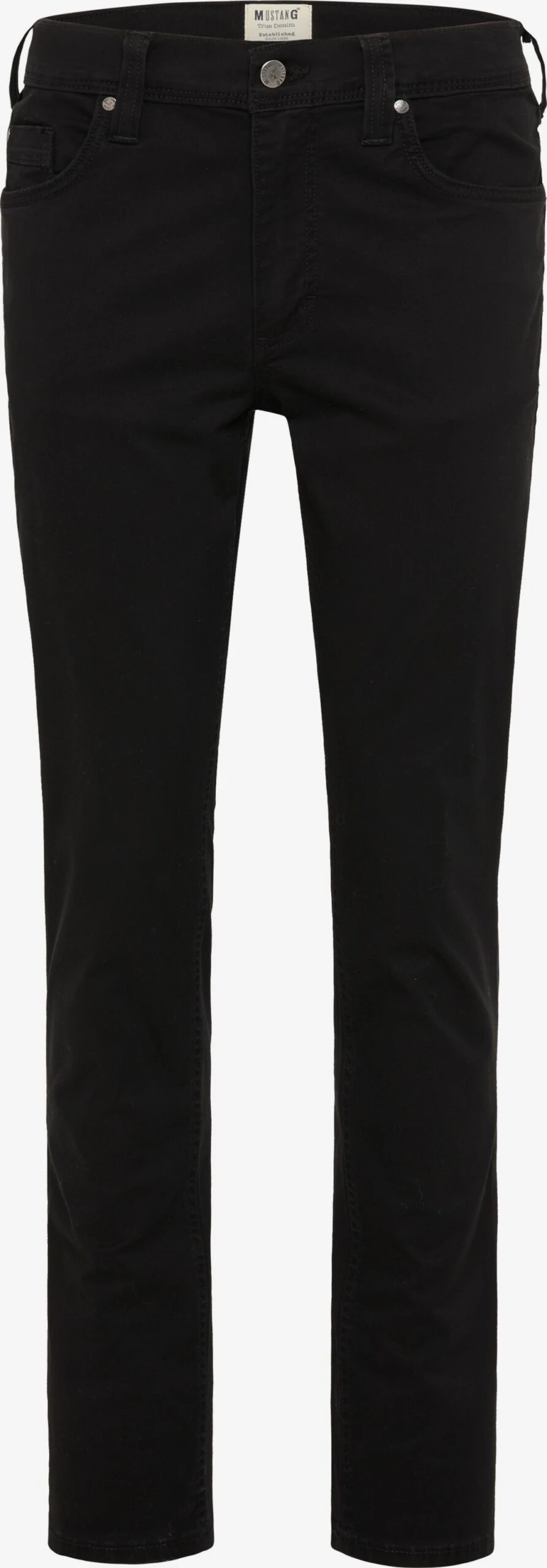 Mustang Pantalons Slimfit Broek Washington Heren Zwart 6 Mustang Pantalons Slimfit Broek Washington Heren Zwart - Afbeelding 4