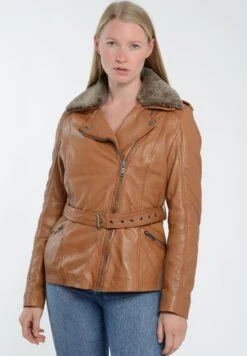 Mustang Leren Jas - Cognac