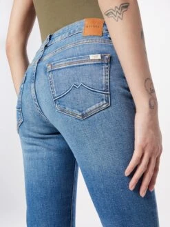 Mustang Jeans Slimfit Jeans Shelby Dames Blauw -Mustang Verkoop d951ebcc40ce7e9316b71399b2c1a926