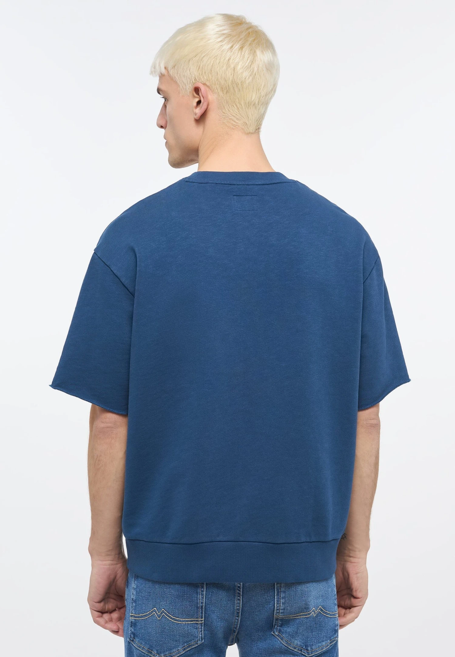 Mustang T-Shirt Basic - Blau 4 Mustang T-Shirt Basic - Blau - Afbeelding 2