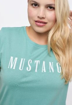 Mustang T-Shirt Print - Blau -Mustang Verkoop dc8e89a5e0284d1cb070d1f5a8de86fa