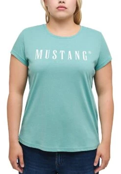 Mustang T-Shirt Print - Blau -Mustang Verkoop dd7d598a77734ab48f85a0f8753e9881
