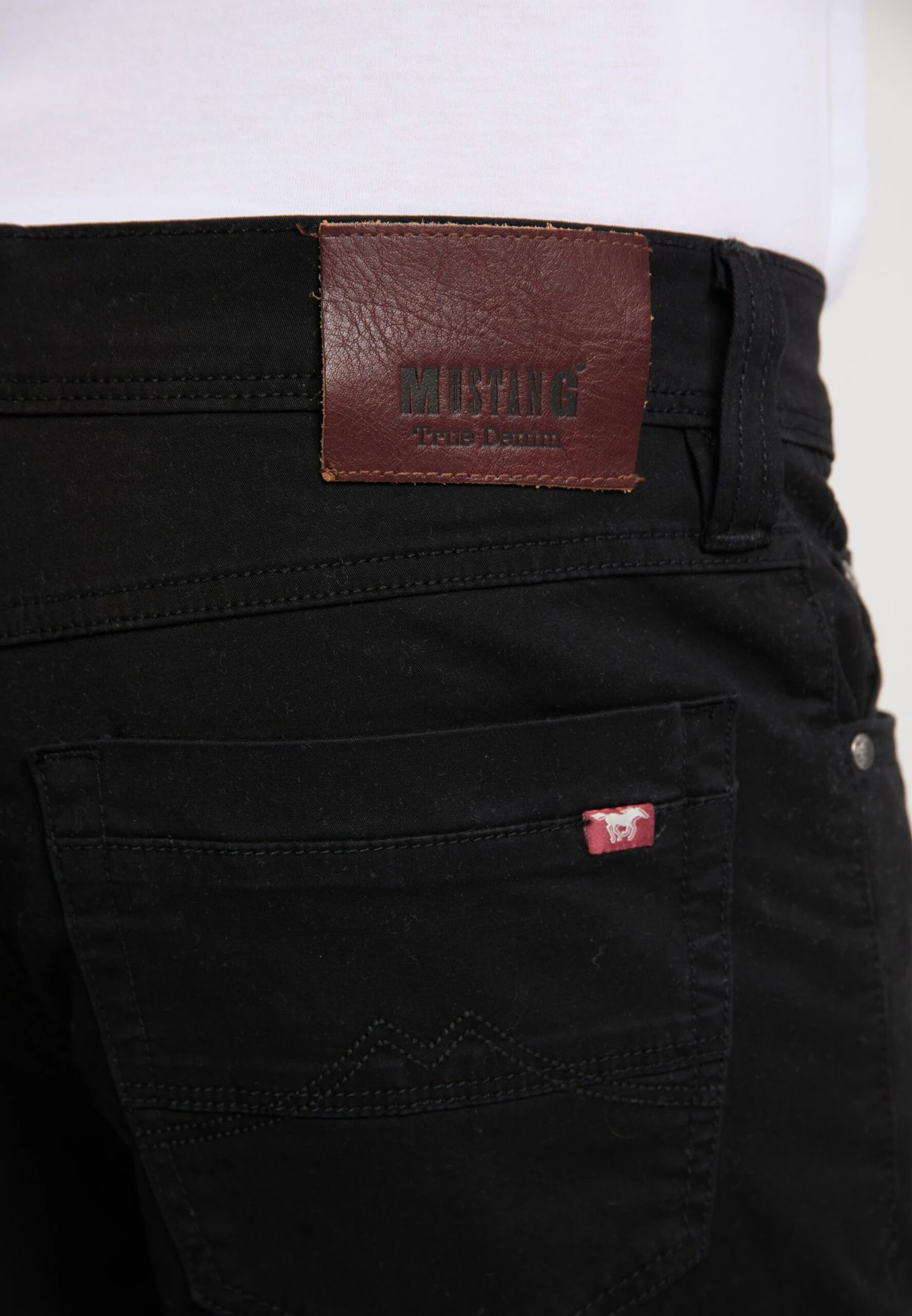 Mustang Pantalons Slimfit Broek Washington Heren Zwart 14 Mustang Pantalons Slimfit Broek Washington Heren Zwart - Afbeelding 12