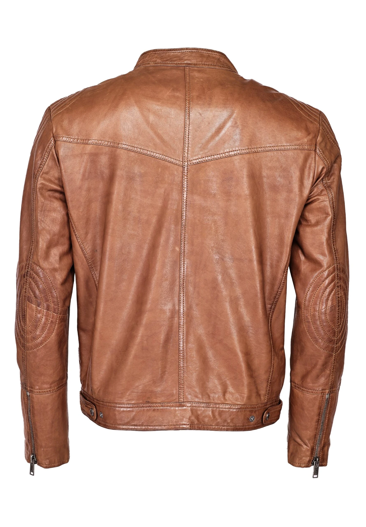 Mustang Leren Jas - Cognac 4 Mustang Leren Jas - Cognac - Afbeelding 2