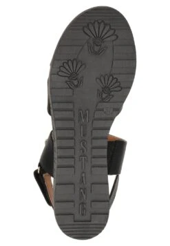 Mustang Sandalen Met Sleehak - Zwart -Mustang Verkoop df9f3d2b622349dab0c0fb3508a96b2a