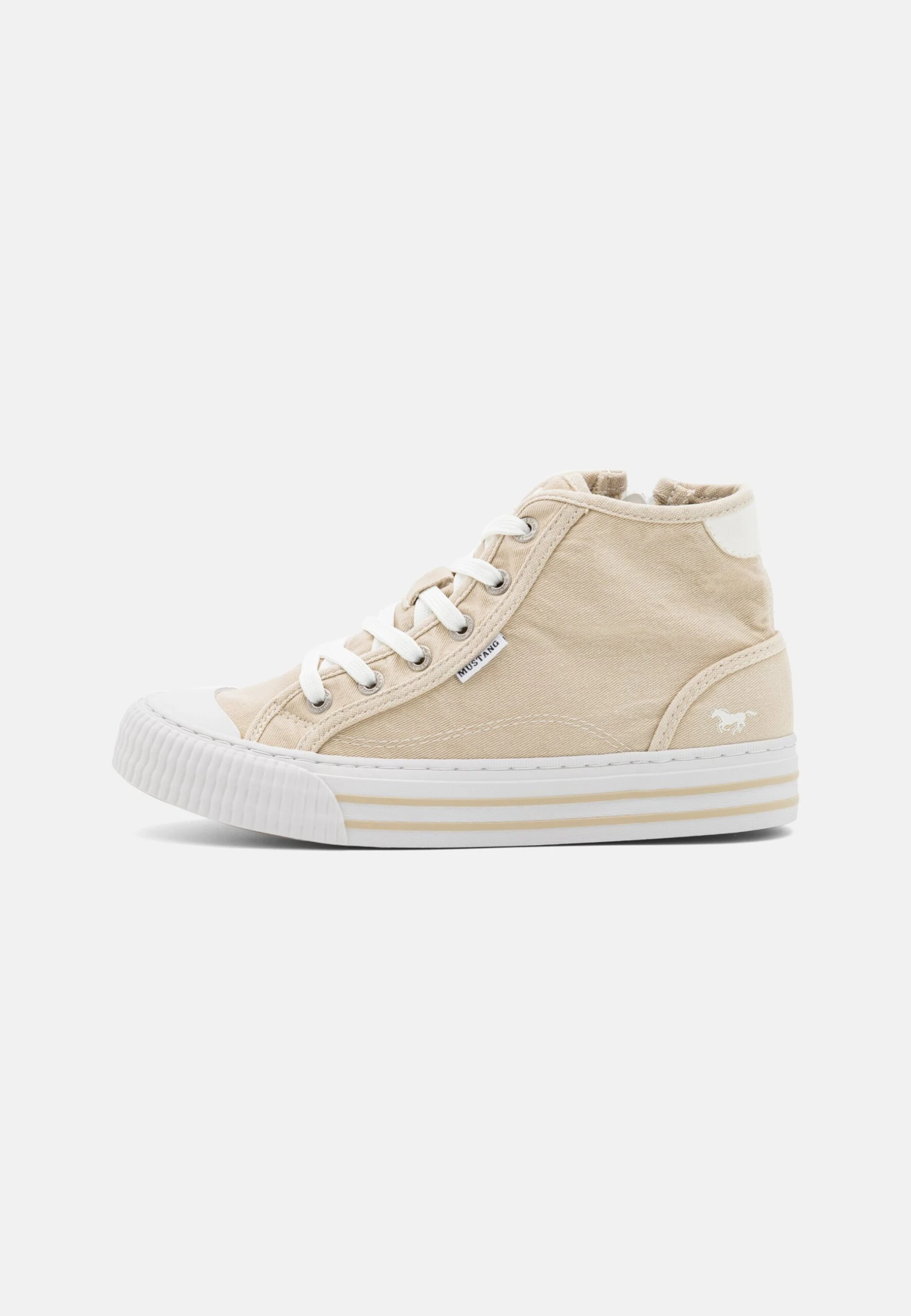 Mustang Sneakers Hoog - Ivory 4 Mustang Sneakers Hoog - Ivory - Afbeelding 2