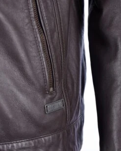 Mustang Leren Jassen Tussenjas Foster Heren Donkerbruin -Mustang Verkoop e297d787e489b78d43fc3dc42460b48d