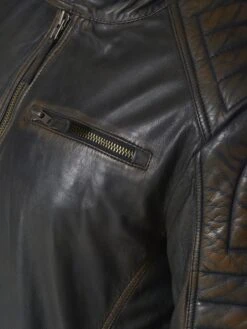 Mustang Leren Jassen Tussenjas Patrick Heren Bruin -Mustang Verkoop e51f6506d2047022e6e5ac9c0dfbf44c