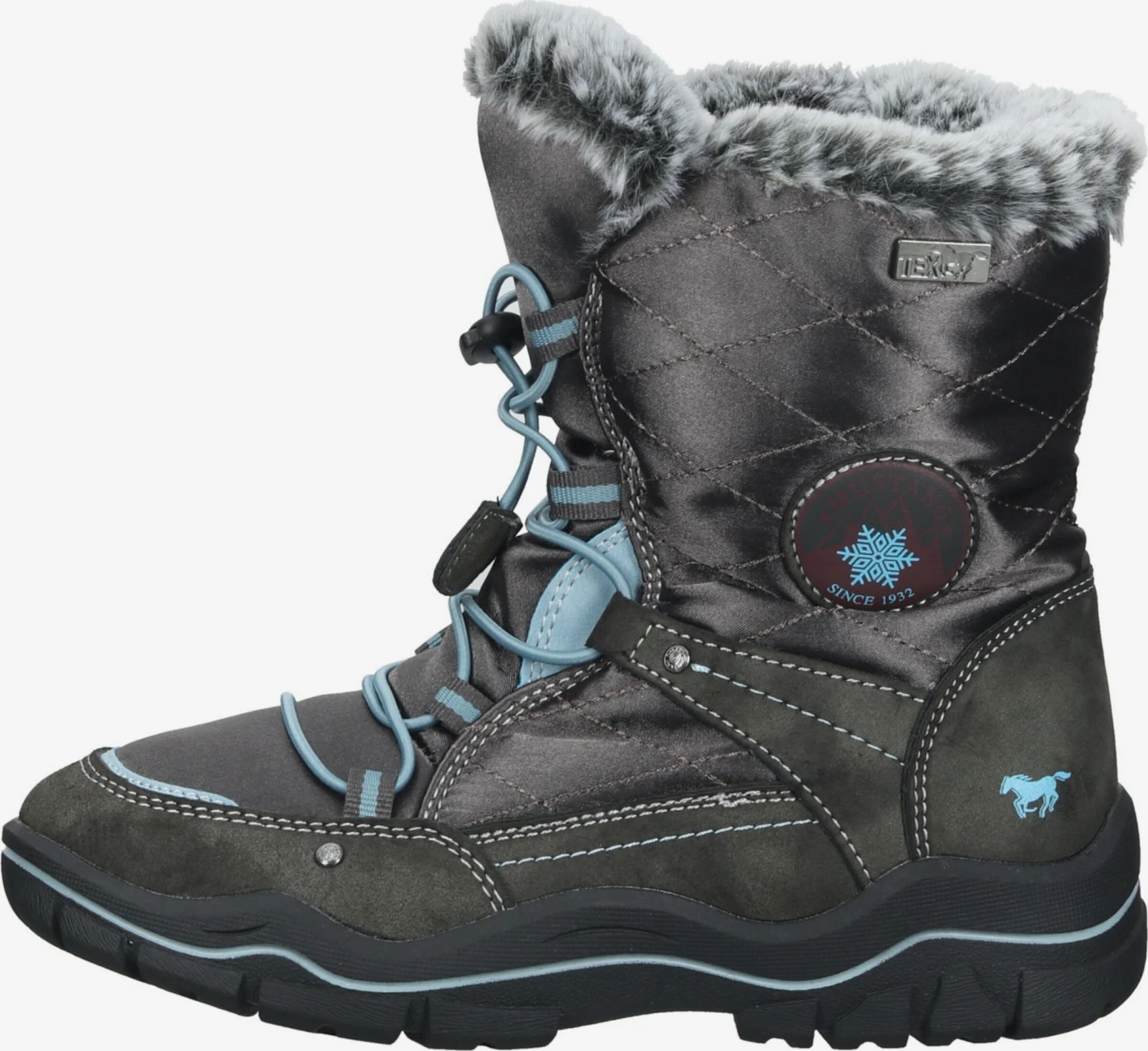 Mustang Laarzen Snowboots Kinderen Grijs / Donkergrijs 3 Mustang Laarzen Snowboots Kinderen Grijs / Donkergrijs - Afbeelding 2
