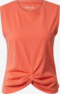 Mustang Mouwloze Shirts Top Anita Dames Framboos