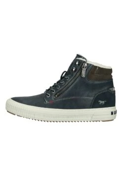 Mustang Sneakers Hoog - Navy