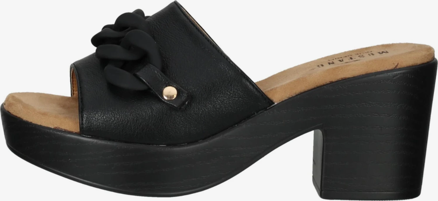 Mustang Sandalen Met Hak Muiltjes Dames Zwart 4 Mustang Sandalen Met Hak Muiltjes Dames Zwart - Afbeelding 2