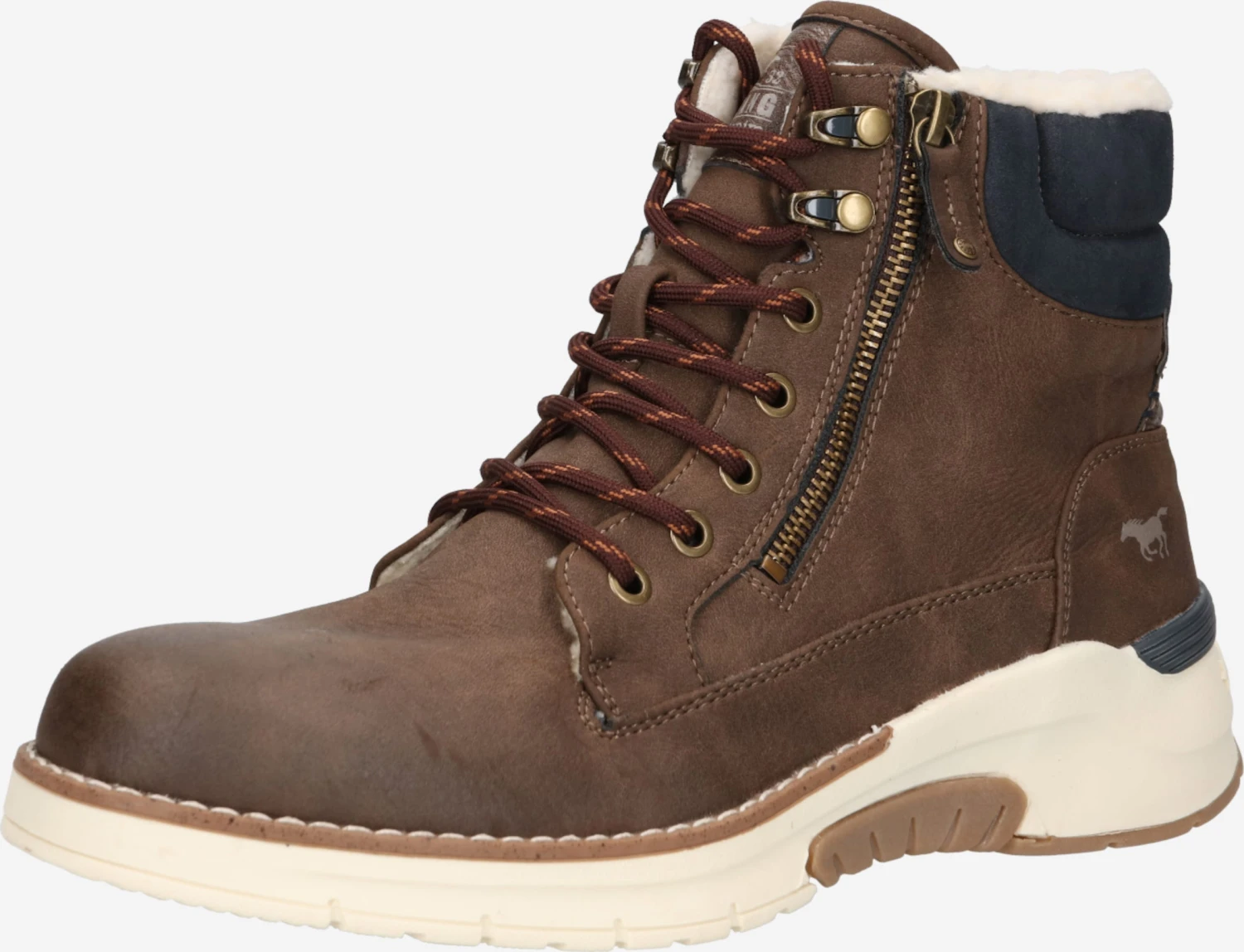 Mustang Boots & Laarzen Veterboots Heren Mokka 3 Mustang Boots & Laarzen Veterboots Heren Mokka