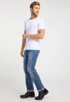 Mustang T-shirts Shirt Aaron Heren Wit 22 Mustang T-shirts Shirt Aaron Heren Wit -Mustang Verkoop ea373cc3b8a2c922f2d9bb21d955f1d7