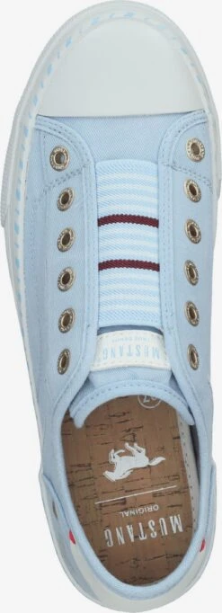 Mustang Casual Sneakers Sneakers Laag Dames Lichtblauw -Mustang Verkoop ea736205ddf107571434cd197b993a1e
