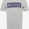 Mustang T-shirts Shirt Alex Heren Grijs Gemêleerd -Mustang Verkoop eb10045c4981b6a1842296fd488b2288