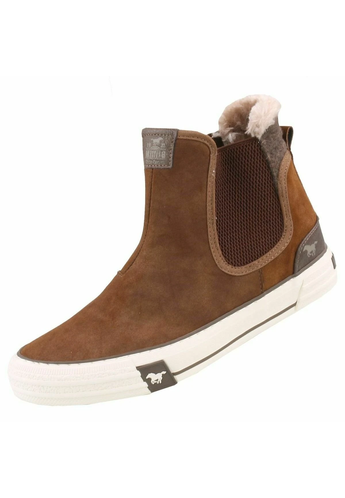 Mustang Gefüttert- Korte Laarzen - Braun 3 Mustang Gefüttert- Korte Laarzen - Braun