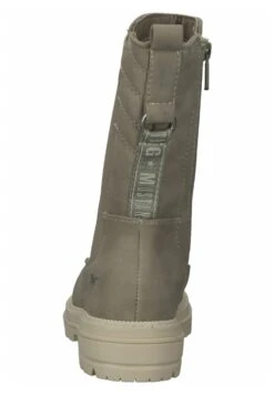 Mustang Enkellaarsjes Met Plateauzool - Olive -Mustang Verkoop ec28930a1c864c8ab926339db1e9a3e5