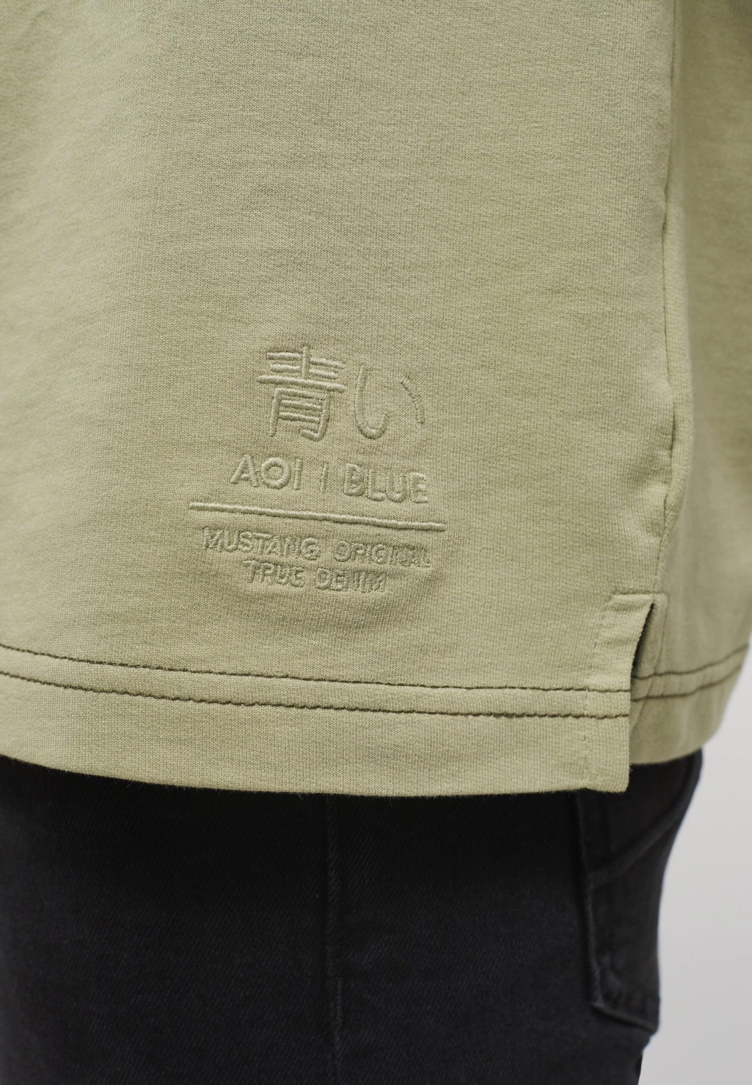 Mustang T-Shirt Basic - Grün 8 Mustang T-Shirt Basic - Grün - Afbeelding 6