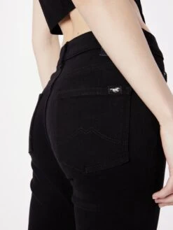 Mustang Straight Regular Jeans Dames Zwart -Mustang Verkoop ef25f5051bc4b56a2468a7bfba77e177