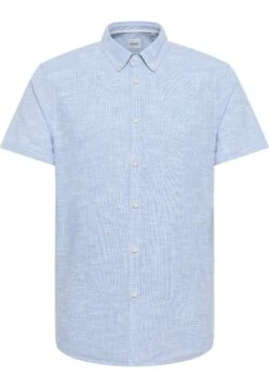 Mustang Kurzarm - Overhemd - Blau