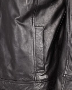 Mustang Leren Jassen Tussenjas 31021312 Heren Zwart -Mustang Verkoop f016254c0dd33b9941aa7979140a5617