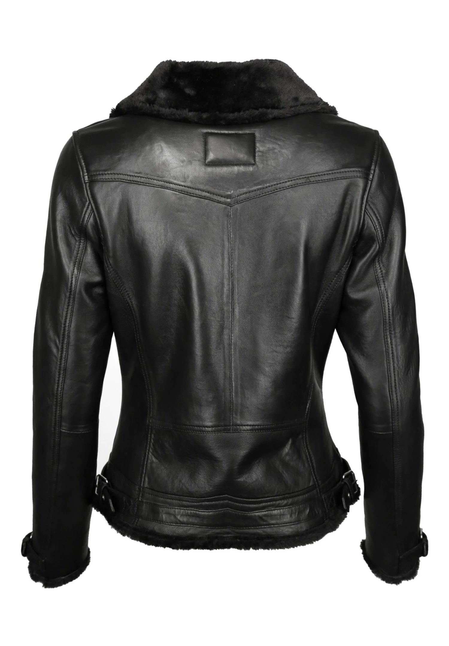 Mustang Mit Hemdkragen- Leren Jas - Black 4 Mustang Mit Hemdkragen- Leren Jas - Black - Afbeelding 2