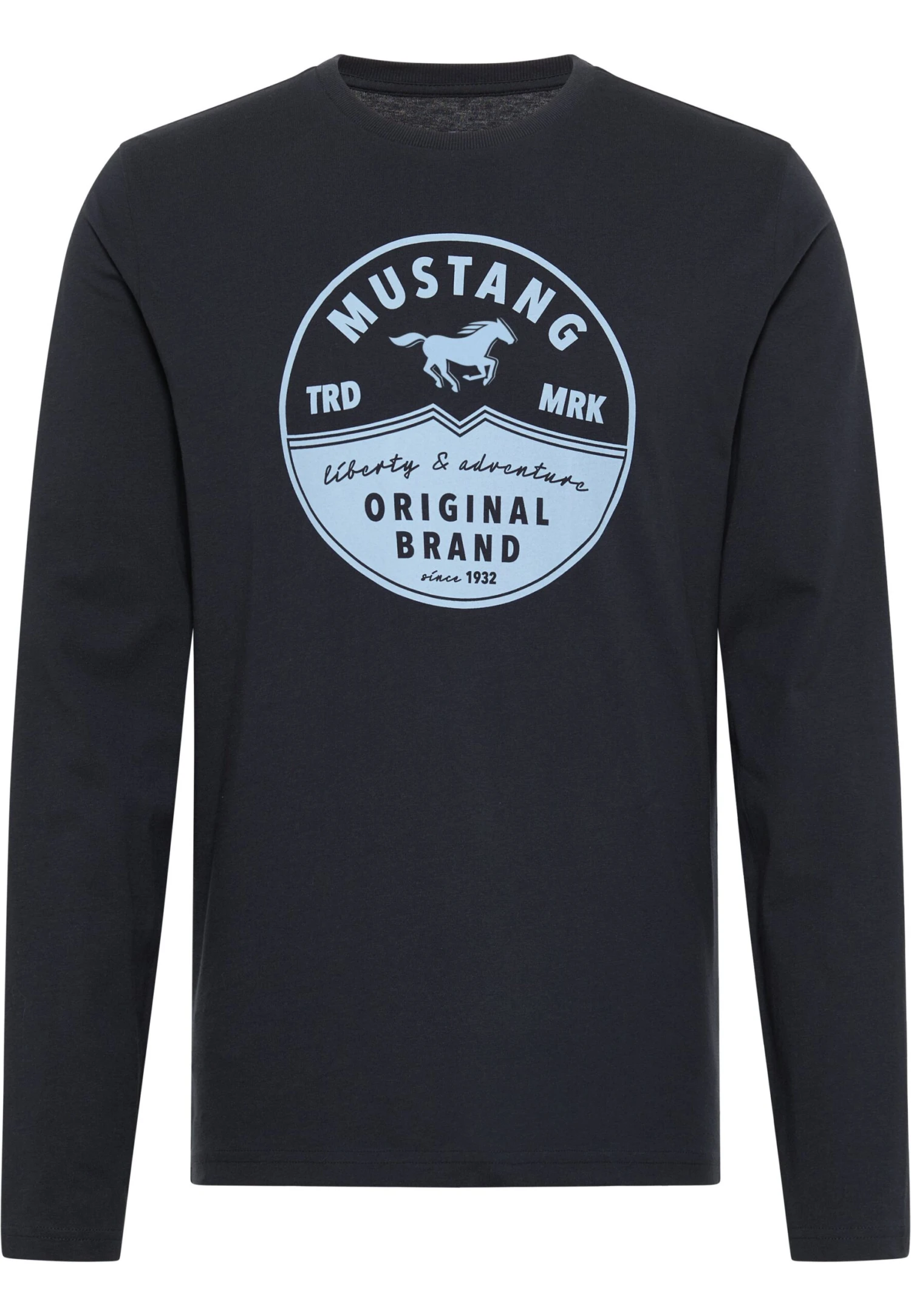 Mustang Longsleeve - Blau 7 Mustang Longsleeve - Blau - Afbeelding 5