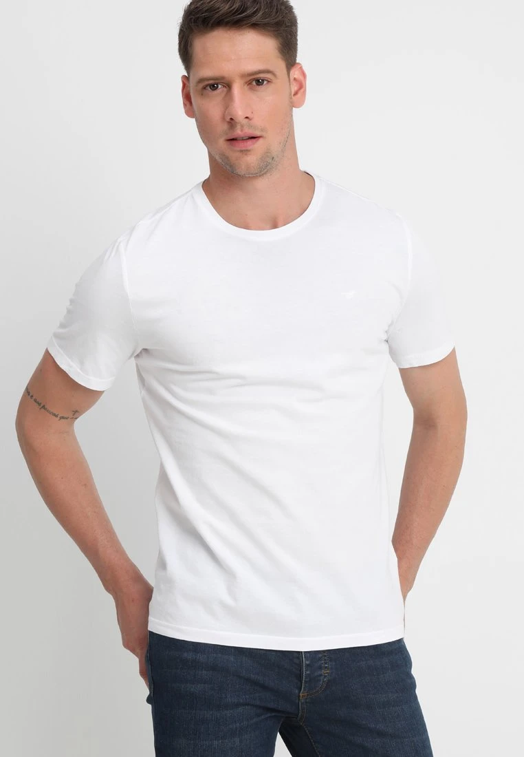 Mustang C-Neck 2 Pack - T-Shirt Basic - White 4 Mustang C-Neck 2 Pack - T-Shirt Basic - White - Afbeelding 2