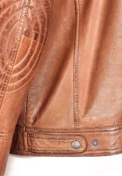 Mustang Leren Jas - Cognac -Mustang Verkoop f3325c258a9843f195c78aa9ad282221