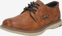 Mustang Casual Veterschoenen Veterschoen Heren Cognac