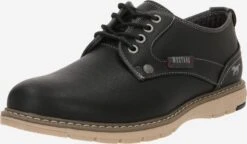 Mustang Casual Veterschoenen Veterschoen Heren Zwart