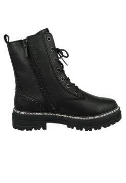 Mustang Sportliche - Enkellaarsjes Met Plateauzool - Schwarz -Mustang Verkoop f70225d933ac435b82de13811647f9bb