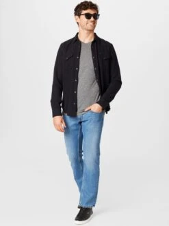 Mustang Straight Regular Jeans Oregon Heren Blauw -Mustang Verkoop f740ebcfbc0316c952965ce3565b4164