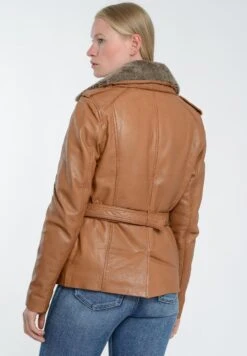 Mustang Leren Jas - Cognac -Mustang Verkoop f779f65e04b84525a469573b29120637