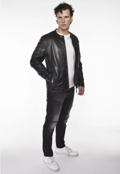 Mustang Leren Jassen Tussenjas Heren Donkergrijs 13 Mustang Leren Jassen Tussenjas Heren Donkergrijs -Mustang Verkoop f78a0b28418f55279c3b2b98c64b0fc7