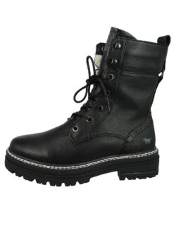 Mustang Sportliche - Plateaulaarzen - Schwarz